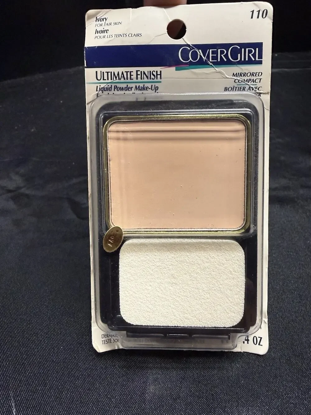 RARE DISCONTINUED Cover Girl Ultimate Finish Liquid Powder Make Up 110 Ivory